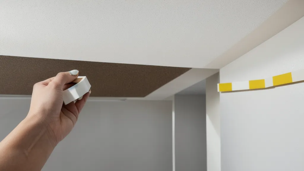 Prueba de adhesivos para globos sobre techo con gotelé, clave en la decoración DIY de techos creativos