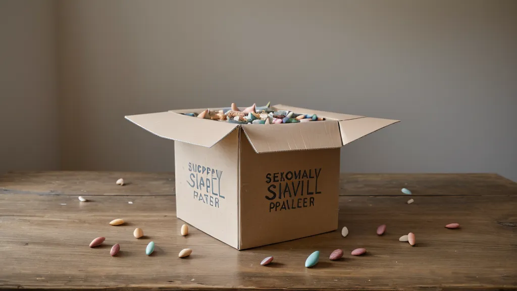 Caja de dulces mal calculada que se abre sola por una plantilla para imprimir que no tuvo en cuenta el gramaje