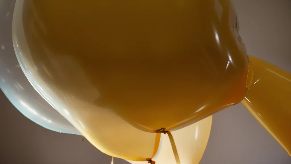 Comparación entre un globo 260 de globoflexia básica y un globo de fiesta normal antes de inflar