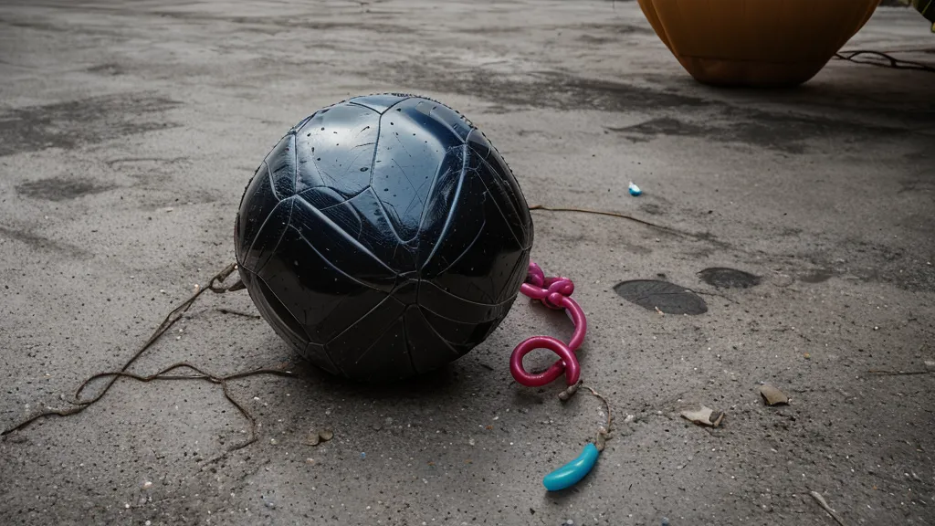 Globo con LED que no flota por el exceso de peso del mecanismo